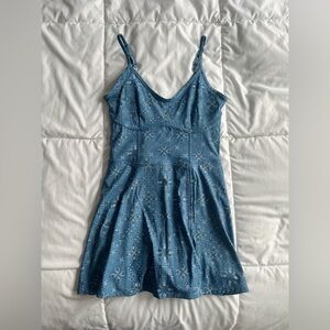 JoyLab Blue and White Activewear Dress